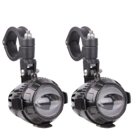 Motorbike Fog Lights - 25-39mm - incl installation kit