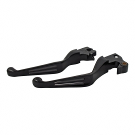 Slotted Handlebar Levers - Black - 04-13 SPORTSTER &  XR 1200