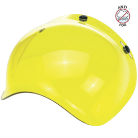 Biltwell Jet - ANTI-FOG - Bubble Visor - Yellow - Bubble Shield