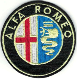 PATCH - circle - Italian Car logo - ALFA ROMEO