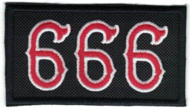 Patch - Rood/Wit 666