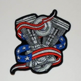 000 - BackPatch - Harley-Davidson Engine - USA - Large