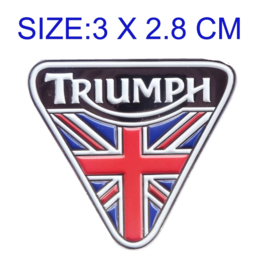 Pin - Triumph Triangle - Union Jack