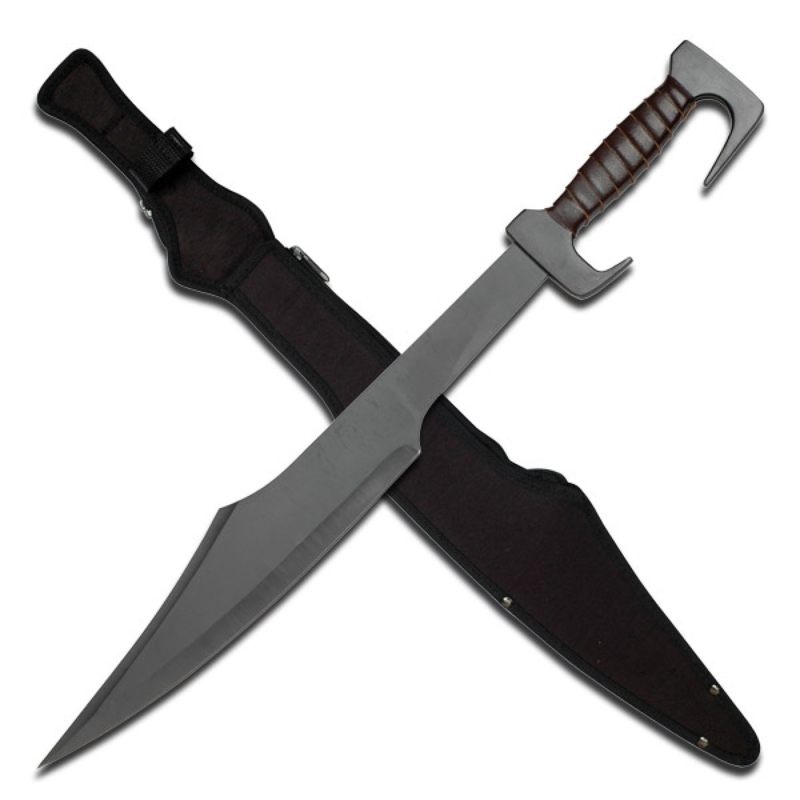 300 King Leonidas Spartan Sword Black Full Size