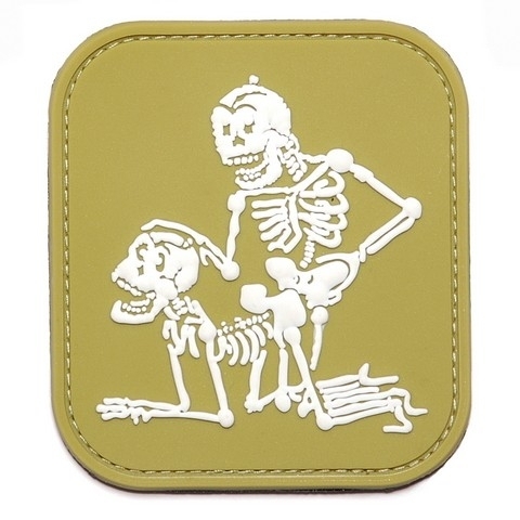 Escudo Skullfucker / Parche de velcro - Para mochila de culturismo