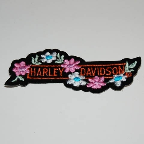Patch - Harley-Davidson Flowers