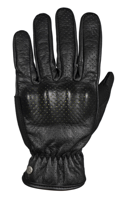 Roeg Baxter Motorbike Motorcycle Leather Gloves Black 