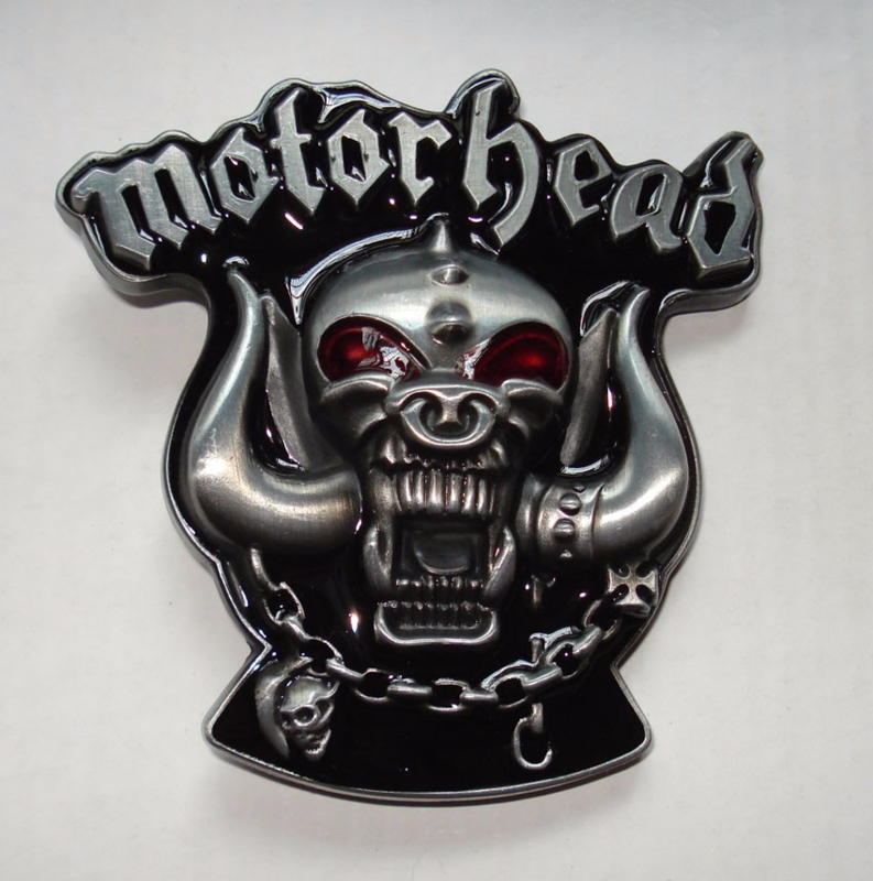 motorhead belt buckle