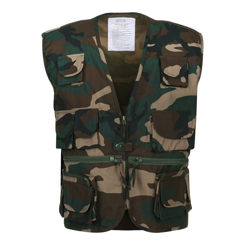 Vest - Reporter - Combat Camouflage | Clothing | BadBoy.NL