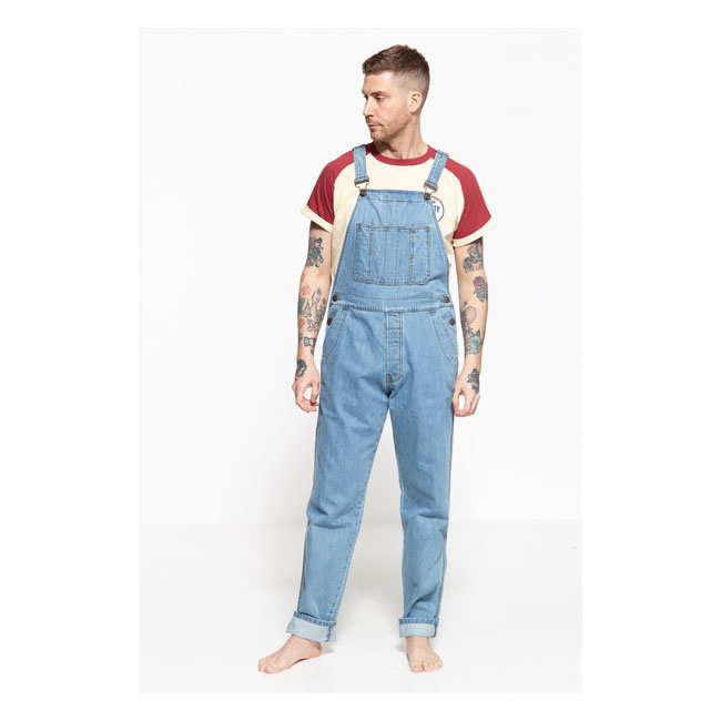 KING KEROSIN DUNGAREE JEANS STONEWASHED - LAST ONE - W32