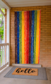 Kattenstaart Vliegengordijn Regenboog