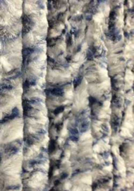Kattenstaart Vliegengordijn Grijs Wit Blauw
