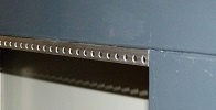 Losse smalle rail zilver 100cm