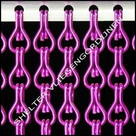 Losse ketting paars 1 meter
