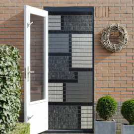 Kant en Klaar 90x210cm Combi Blokken hulzengordijn