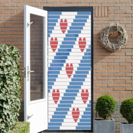 Friese Vlag vliegengordijn (doe-het-zelf-pakket)
