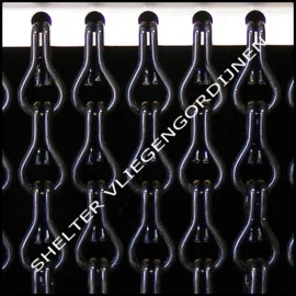 Losse ketting zwart 1 meter