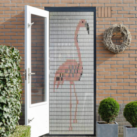 Flamingo vliegengordijn (doe-het-zelf-pakket)