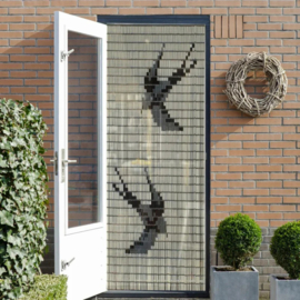 Kant en Klaar 90x210cm Zwaluw hulzengordijn