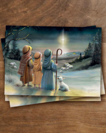 Iris Esther - Ansichtkaart Little Shepherds