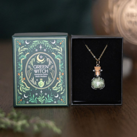Ketting met flesje - Aventurijn