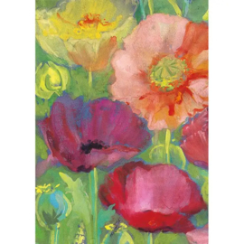 Marjan van Zeyl - Ansichtkaart Veldbloemen