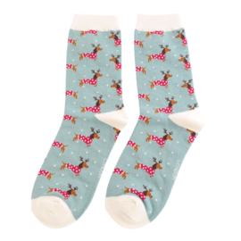 Miss Sparrow sokken bamboe Sausage Dogs 37-41