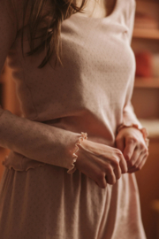 Evelina Apparel - Pointelle shirt blush