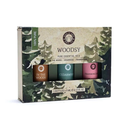 Song of India - aromatherapie Woodsy set 3x 5 ml