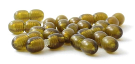 Barnsteen sluiting met schroefdraad olive