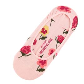 Miss Sparrow Footies bamboe Botany Pink 37-41