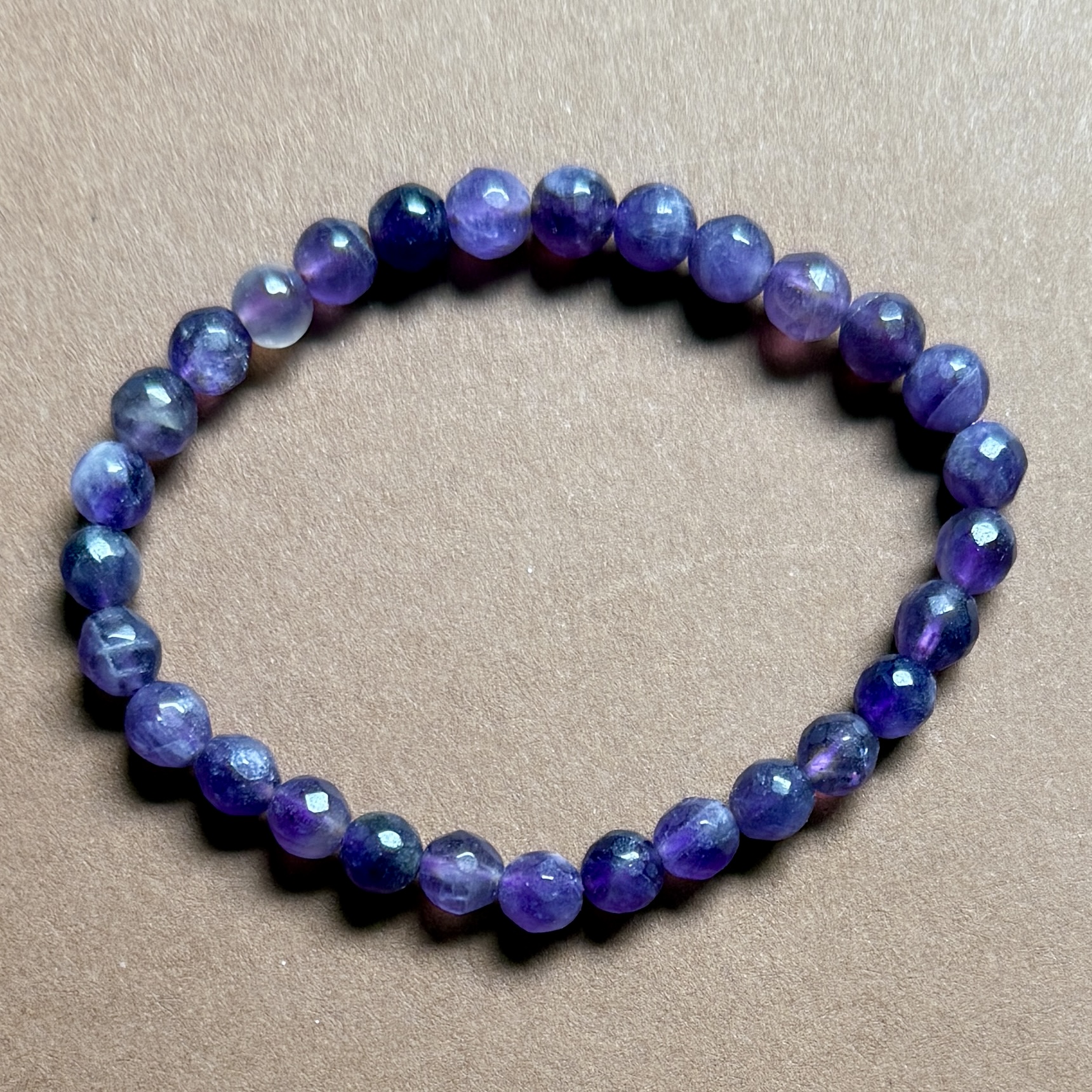 Armbandje Amethist facet