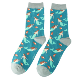 Miss Sparrow sokken bamboe Mermaids Tail 37-41