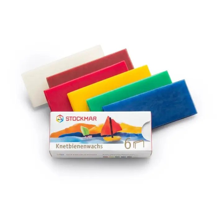 Stockmar Bijenkneedwas set 6 kleuren