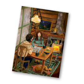 Esther Bennink - Ansichtkaart Cottage Getaway