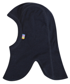 Joha wollen balaclava dubbellaags navy, kind
