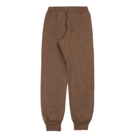 Joha jogging broek merinowol kind warm brown