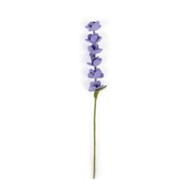 Sjaal met een verhaal - Vilten bloem Lavendel
