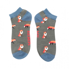 Miss Sparrow sneaker sokken bamboe Foxes 40-45