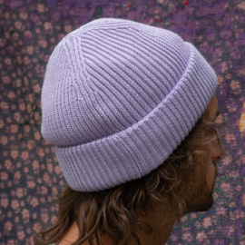 Poudre Organic - Biokatoenen beanie Adult Lavender