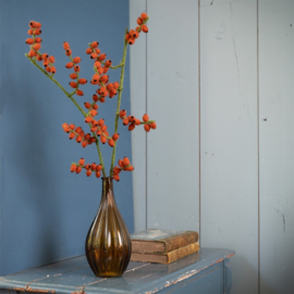 Sjaal met een verhaal - Vilten bloem Rozenbottel