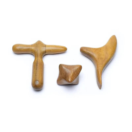 Massagetools acupressuur, set van drie