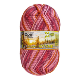 Opal sokkenwol XL Wintersonne roze, 8 draad