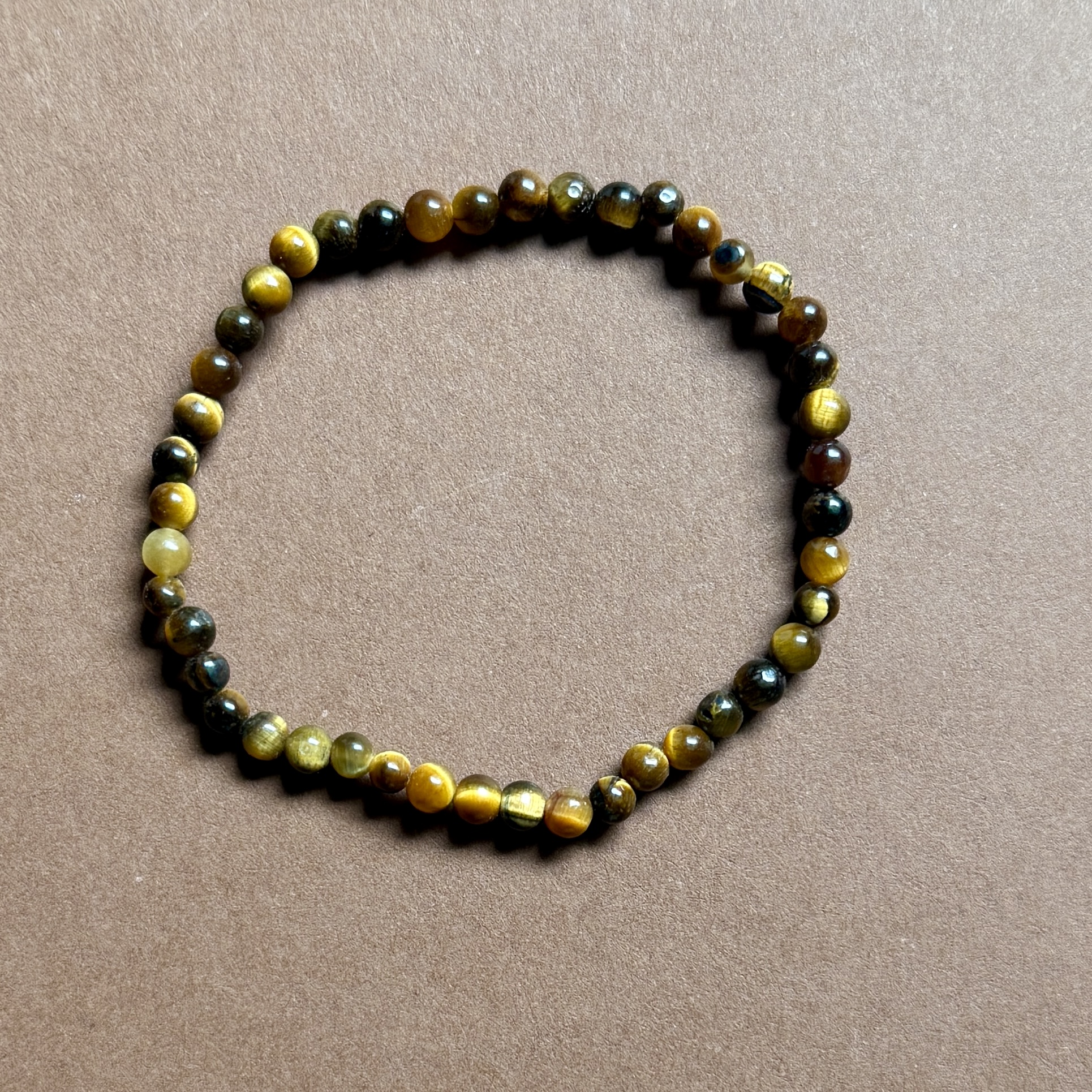 Armbandje Tijgeroog 4mm