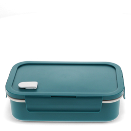 Dubbelwandige lunchbox petrol