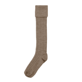 Joha wollen kniekousen chestnut melange