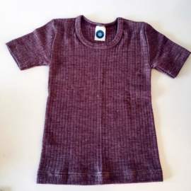 Cosilana wolzijdekatoenen shortsleeve burgundy