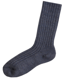 Joha wollen sokken denim melange
