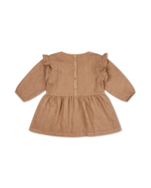 Matona Linnen Luzia Blouse Tan