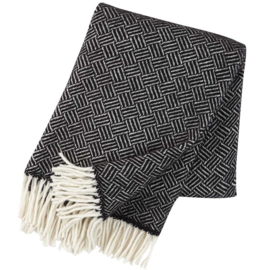 Klippan lamswollen plaid Samba Black